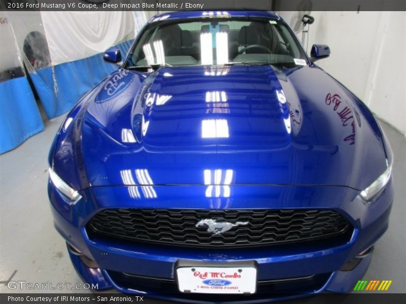 Deep Impact Blue Metallic / Ebony 2016 Ford Mustang V6 Coupe