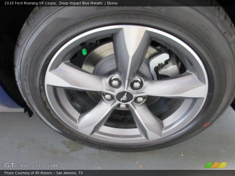Deep Impact Blue Metallic / Ebony 2016 Ford Mustang V6 Coupe