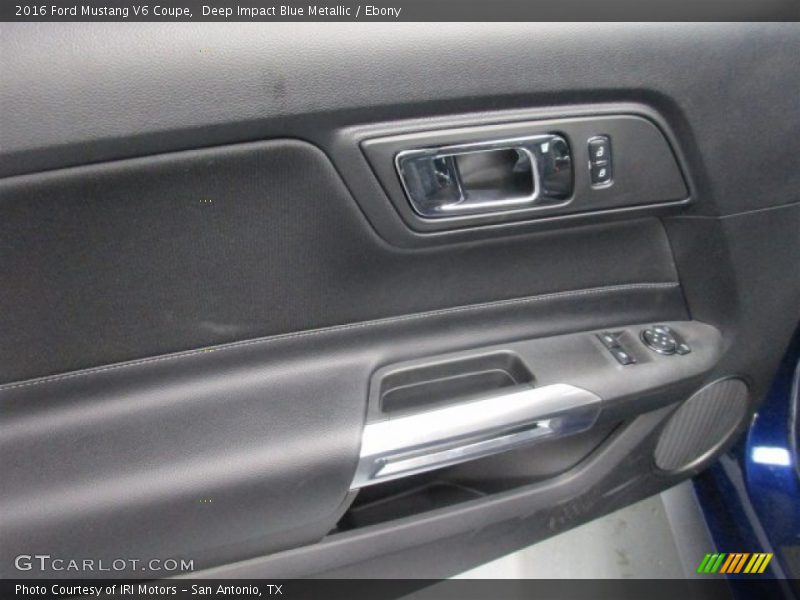 Deep Impact Blue Metallic / Ebony 2016 Ford Mustang V6 Coupe