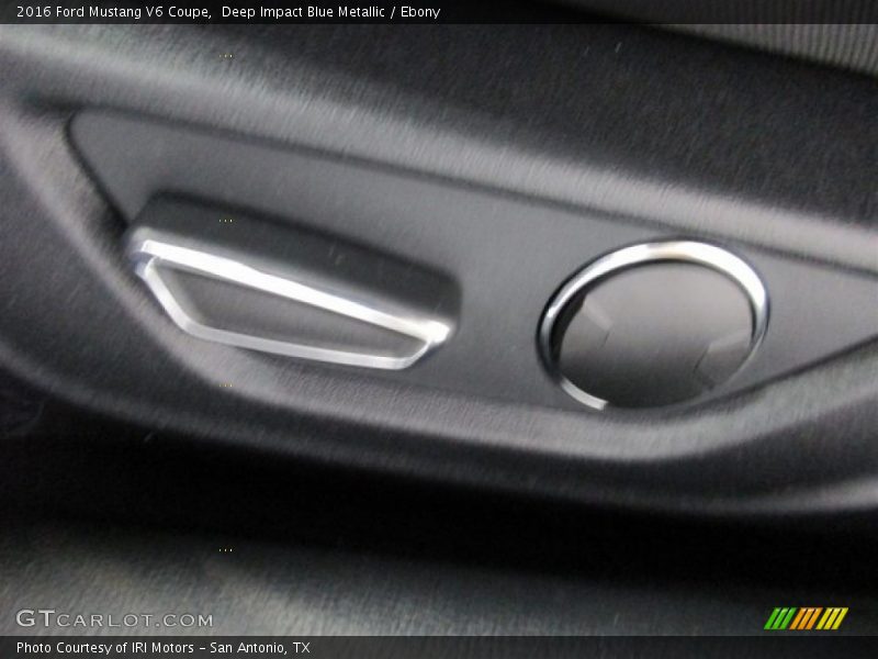 Deep Impact Blue Metallic / Ebony 2016 Ford Mustang V6 Coupe