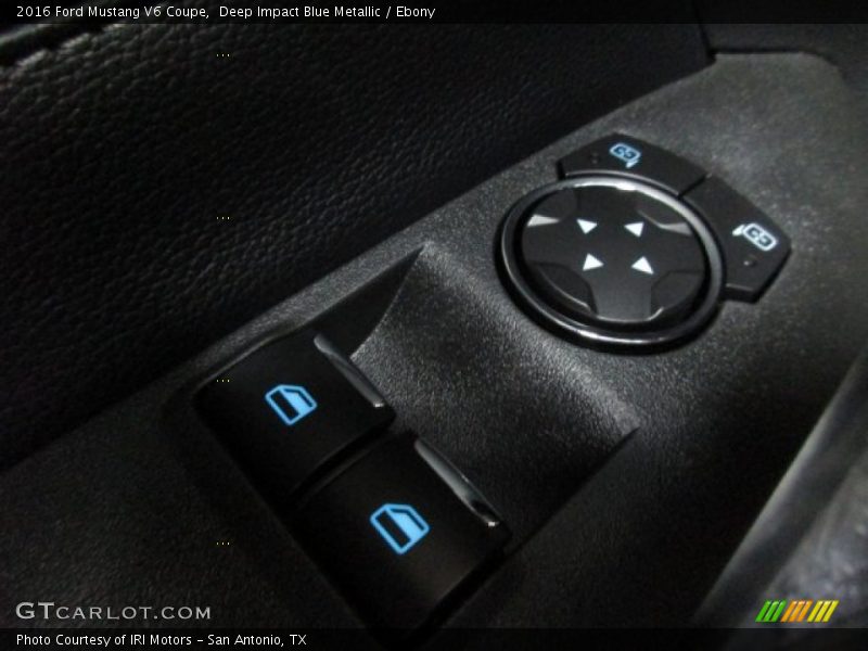 Deep Impact Blue Metallic / Ebony 2016 Ford Mustang V6 Coupe