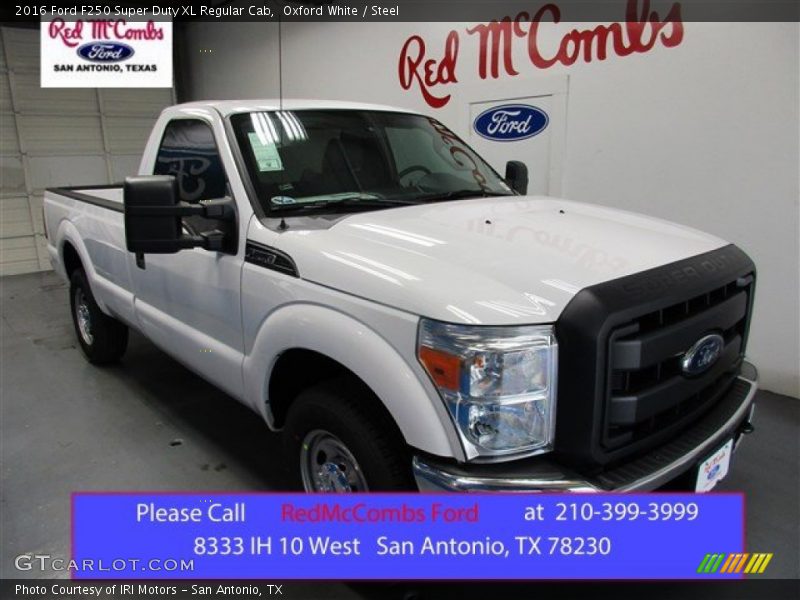 Oxford White / Steel 2016 Ford F250 Super Duty XL Regular Cab