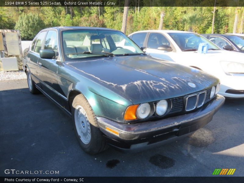 Oxford Green Metallic / Gray 1994 BMW 5 Series 525i Sedan