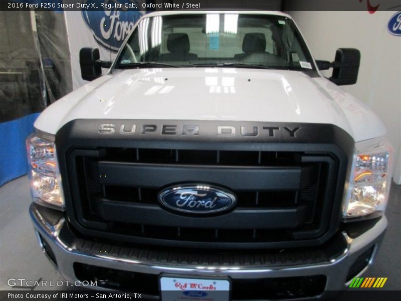 Oxford White / Steel 2016 Ford F250 Super Duty XL Regular Cab