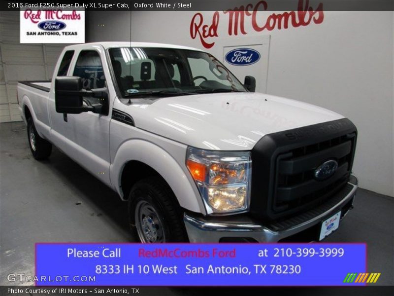 Oxford White / Steel 2016 Ford F250 Super Duty XL Super Cab