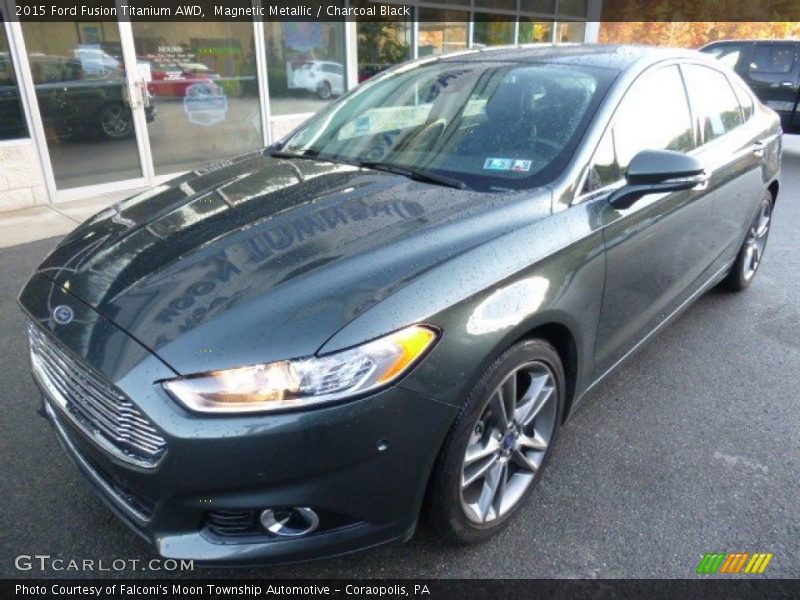 Front 3/4 View of 2015 Fusion Titanium AWD