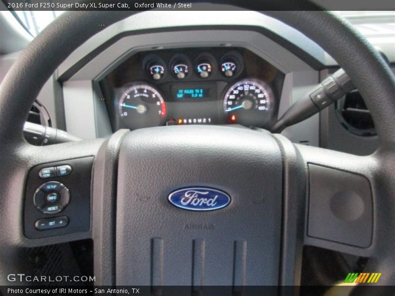 Oxford White / Steel 2016 Ford F250 Super Duty XL Super Cab