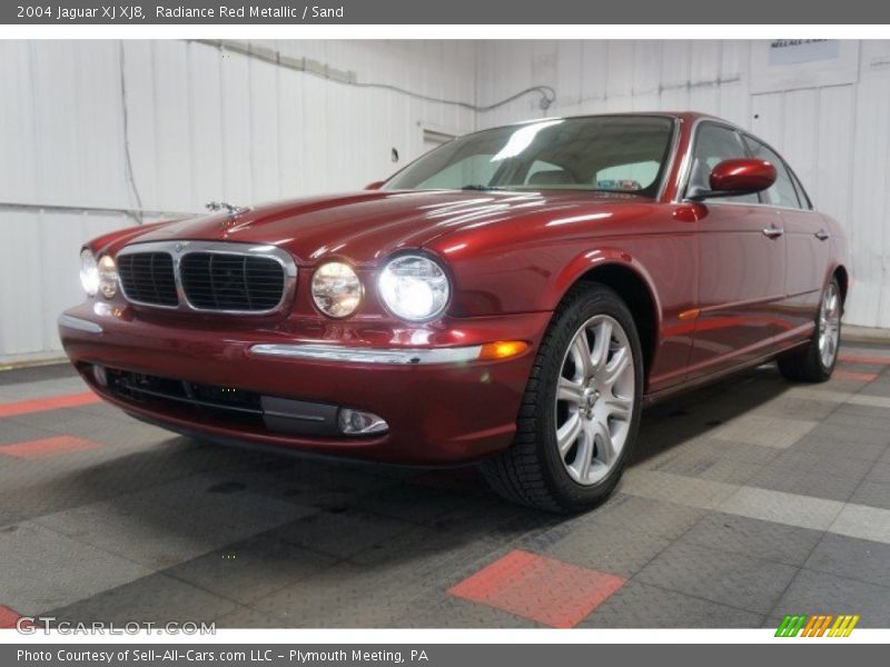 Radiance Red Metallic / Sand 2004 Jaguar XJ XJ8