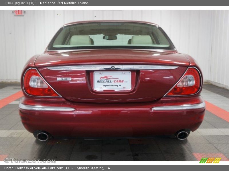 Radiance Red Metallic / Sand 2004 Jaguar XJ XJ8