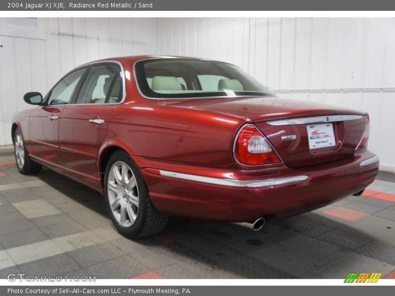 Radiance Red Metallic / Sand 2004 Jaguar XJ XJ8