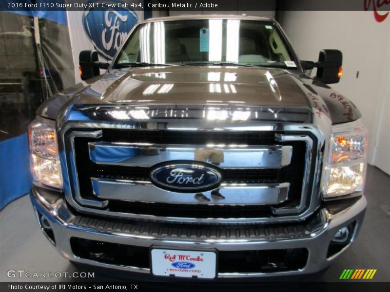 Caribou Metallic / Adobe 2016 Ford F350 Super Duty XLT Crew Cab 4x4