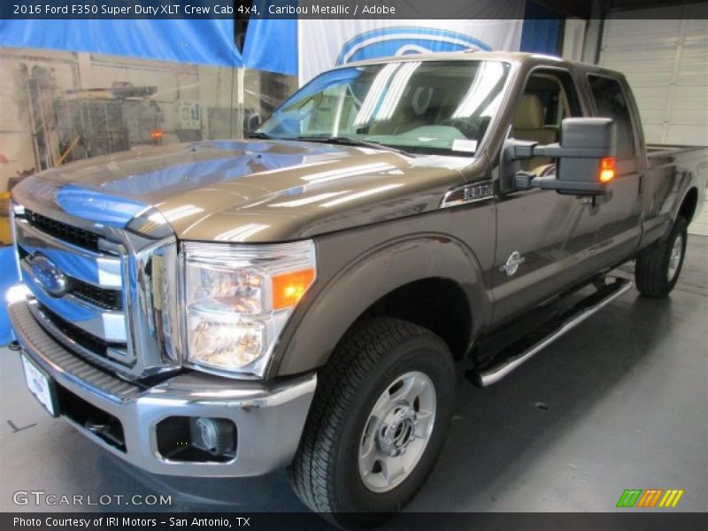 Caribou Metallic / Adobe 2016 Ford F350 Super Duty XLT Crew Cab 4x4