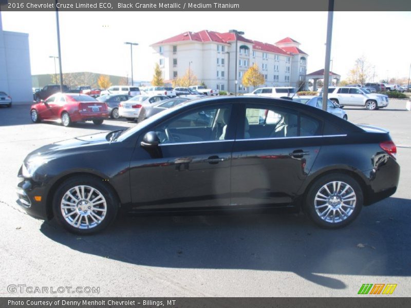 Black Granite Metallic / Medium Titanium 2016 Chevrolet Cruze Limited ECO