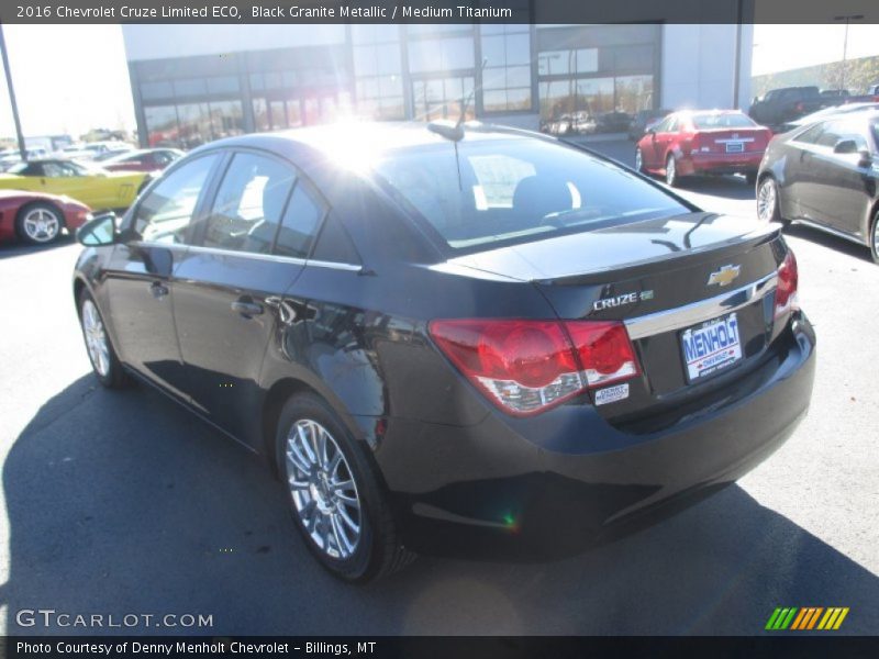 Black Granite Metallic / Medium Titanium 2016 Chevrolet Cruze Limited ECO