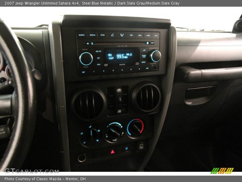 Steel Blue Metallic / Dark Slate Gray/Medium Slate Gray 2007 Jeep Wrangler Unlimited Sahara 4x4