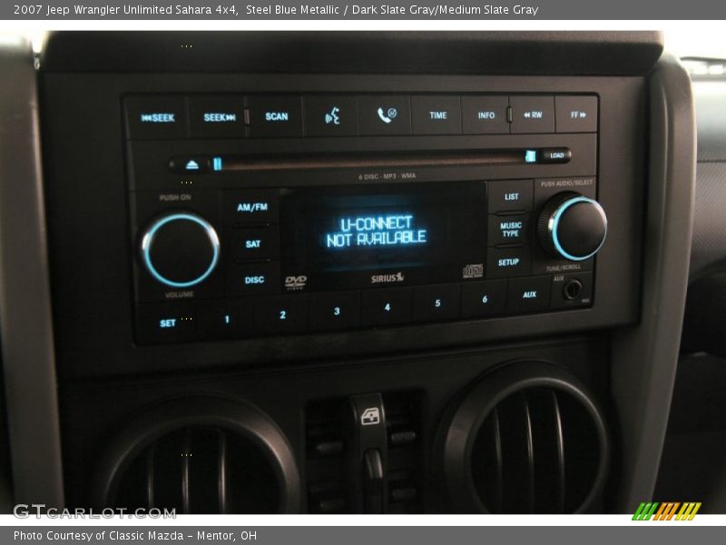 Steel Blue Metallic / Dark Slate Gray/Medium Slate Gray 2007 Jeep Wrangler Unlimited Sahara 4x4