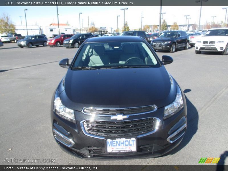 Black Granite Metallic / Medium Titanium 2016 Chevrolet Cruze Limited ECO