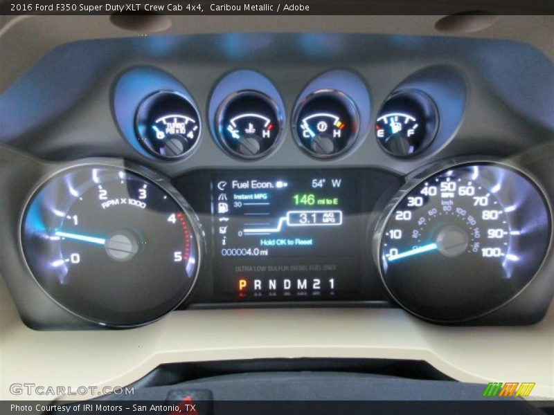Caribou Metallic / Adobe 2016 Ford F350 Super Duty XLT Crew Cab 4x4