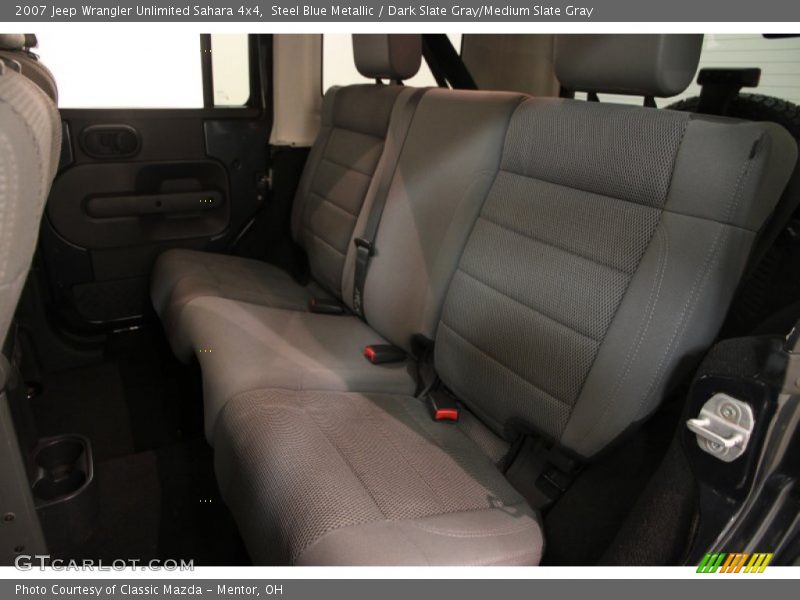 Steel Blue Metallic / Dark Slate Gray/Medium Slate Gray 2007 Jeep Wrangler Unlimited Sahara 4x4