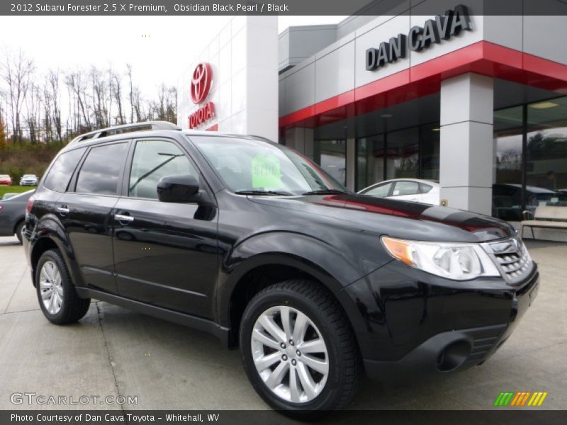 Obsidian Black Pearl / Black 2012 Subaru Forester 2.5 X Premium