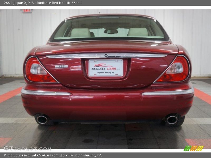 Radiance Red Metallic / Sand 2004 Jaguar XJ XJ8