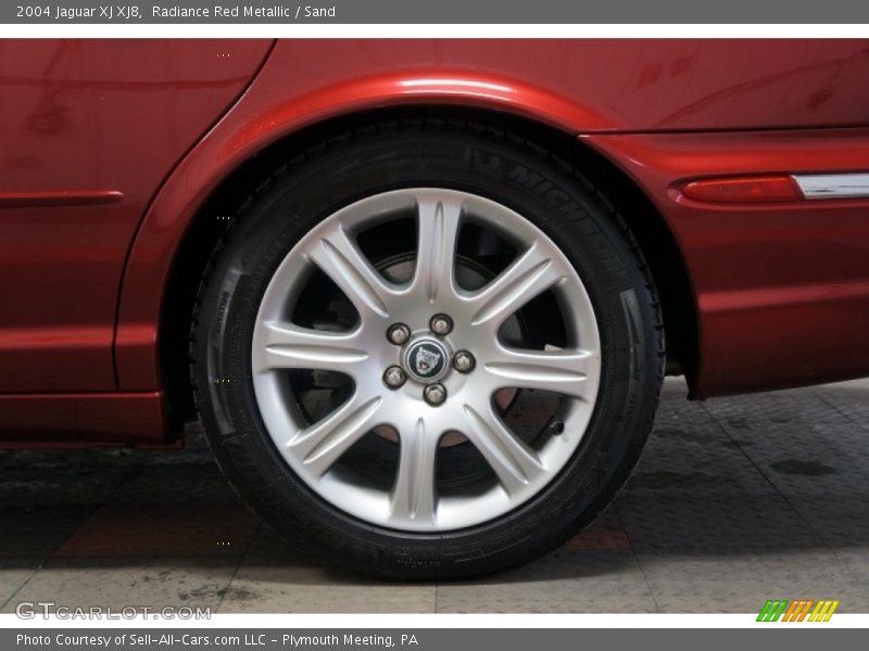 Radiance Red Metallic / Sand 2004 Jaguar XJ XJ8