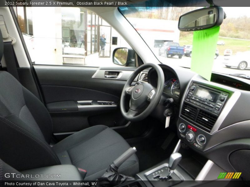 Obsidian Black Pearl / Black 2012 Subaru Forester 2.5 X Premium