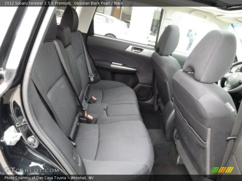 Obsidian Black Pearl / Black 2012 Subaru Forester 2.5 X Premium