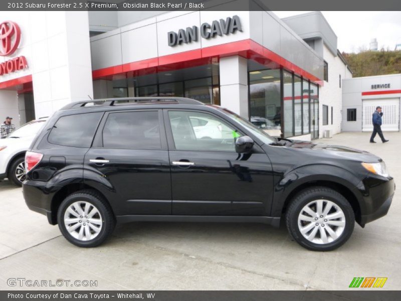 Obsidian Black Pearl / Black 2012 Subaru Forester 2.5 X Premium