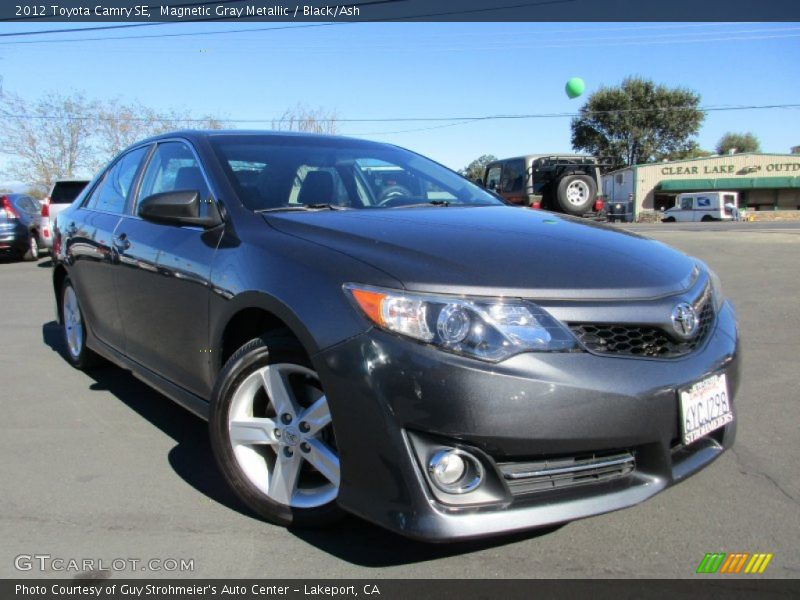 Magnetic Gray Metallic / Black/Ash 2012 Toyota Camry SE