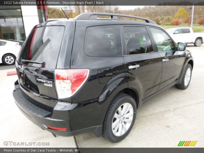 Obsidian Black Pearl / Black 2012 Subaru Forester 2.5 X Premium
