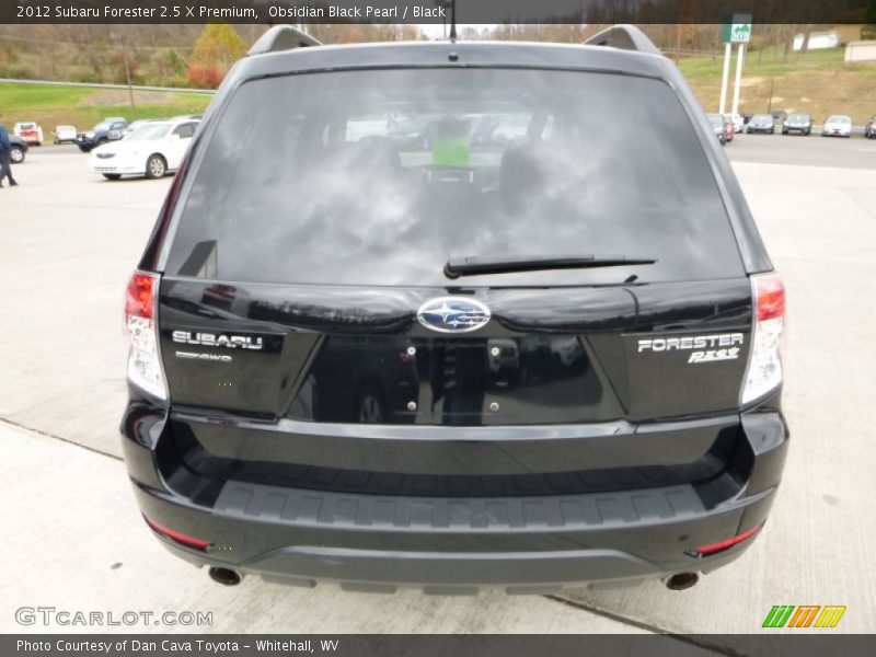 Obsidian Black Pearl / Black 2012 Subaru Forester 2.5 X Premium