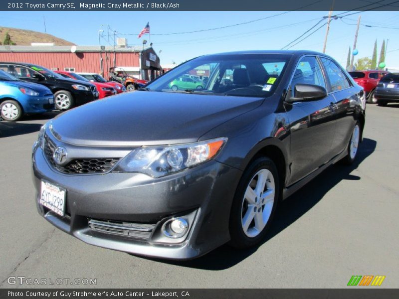Magnetic Gray Metallic / Black/Ash 2012 Toyota Camry SE