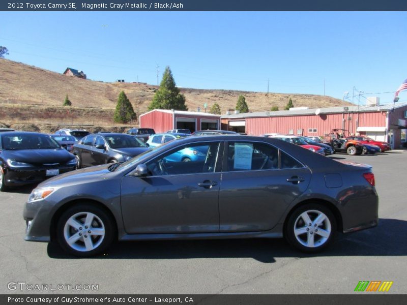 Magnetic Gray Metallic / Black/Ash 2012 Toyota Camry SE