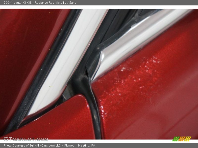 Radiance Red Metallic / Sand 2004 Jaguar XJ XJ8