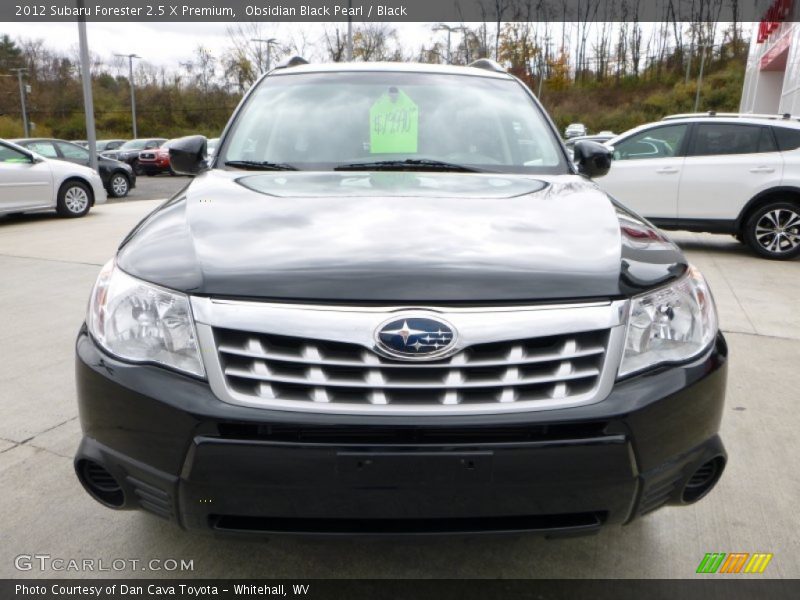 Obsidian Black Pearl / Black 2012 Subaru Forester 2.5 X Premium