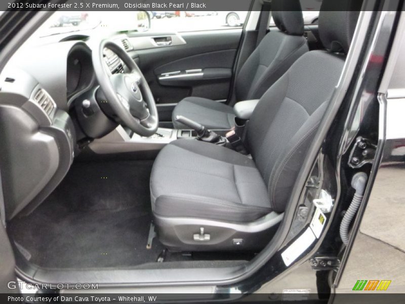 Obsidian Black Pearl / Black 2012 Subaru Forester 2.5 X Premium