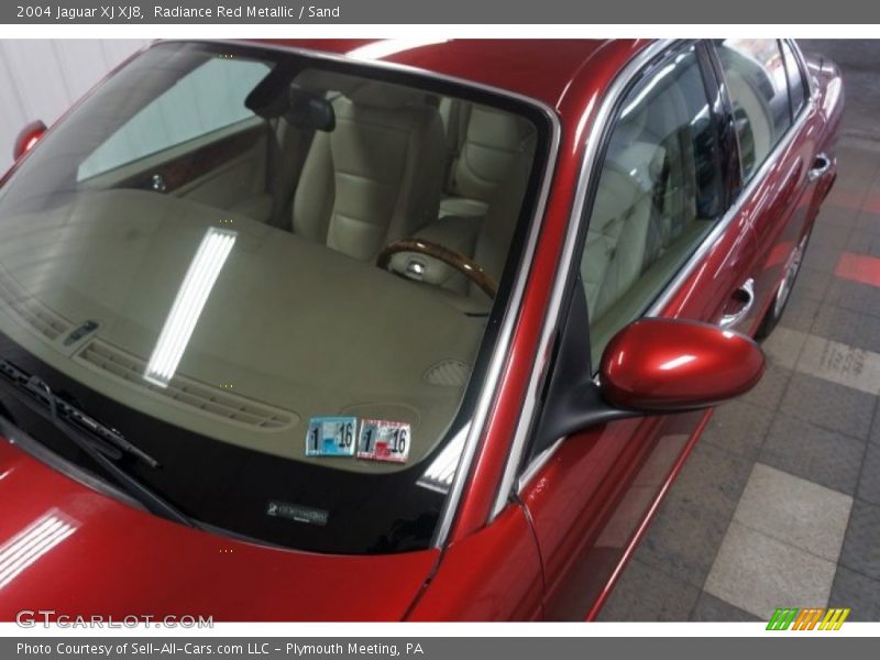Radiance Red Metallic / Sand 2004 Jaguar XJ XJ8
