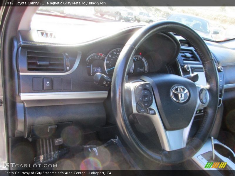 Magnetic Gray Metallic / Black/Ash 2012 Toyota Camry SE