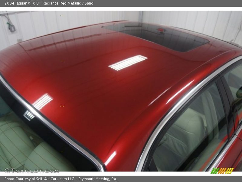 Radiance Red Metallic / Sand 2004 Jaguar XJ XJ8