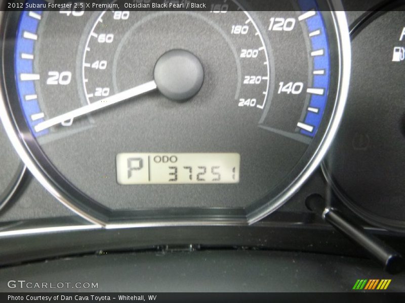 Obsidian Black Pearl / Black 2012 Subaru Forester 2.5 X Premium