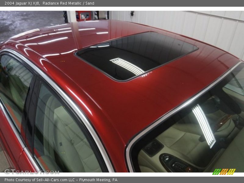 Radiance Red Metallic / Sand 2004 Jaguar XJ XJ8