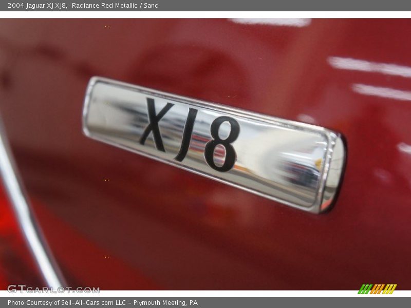 Radiance Red Metallic / Sand 2004 Jaguar XJ XJ8