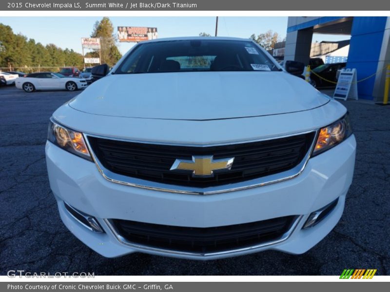 Summit White / Jet Black/Dark Titanium 2015 Chevrolet Impala LS