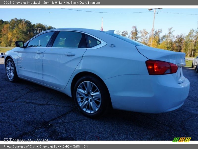 Summit White / Jet Black/Dark Titanium 2015 Chevrolet Impala LS