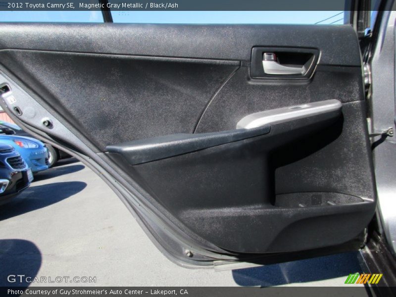 Magnetic Gray Metallic / Black/Ash 2012 Toyota Camry SE