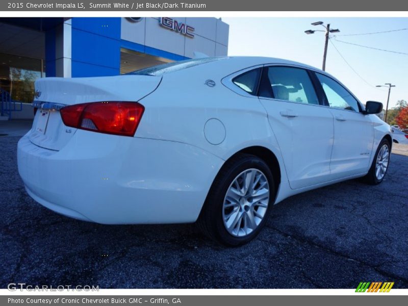 Summit White / Jet Black/Dark Titanium 2015 Chevrolet Impala LS
