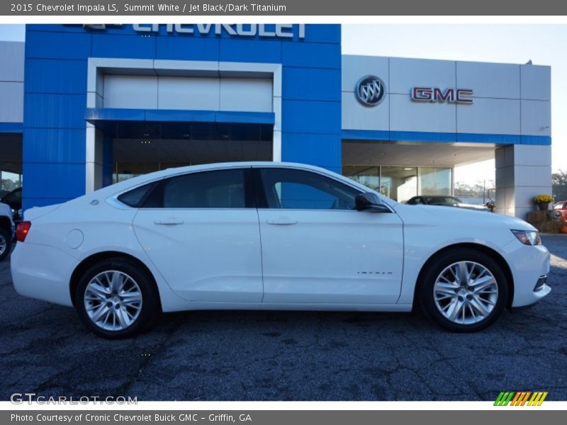 Summit White / Jet Black/Dark Titanium 2015 Chevrolet Impala LS