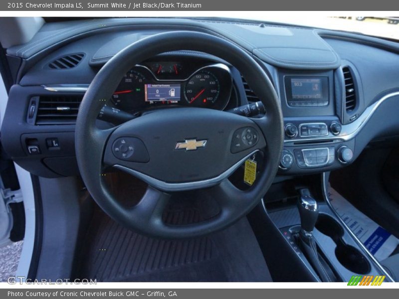 Summit White / Jet Black/Dark Titanium 2015 Chevrolet Impala LS