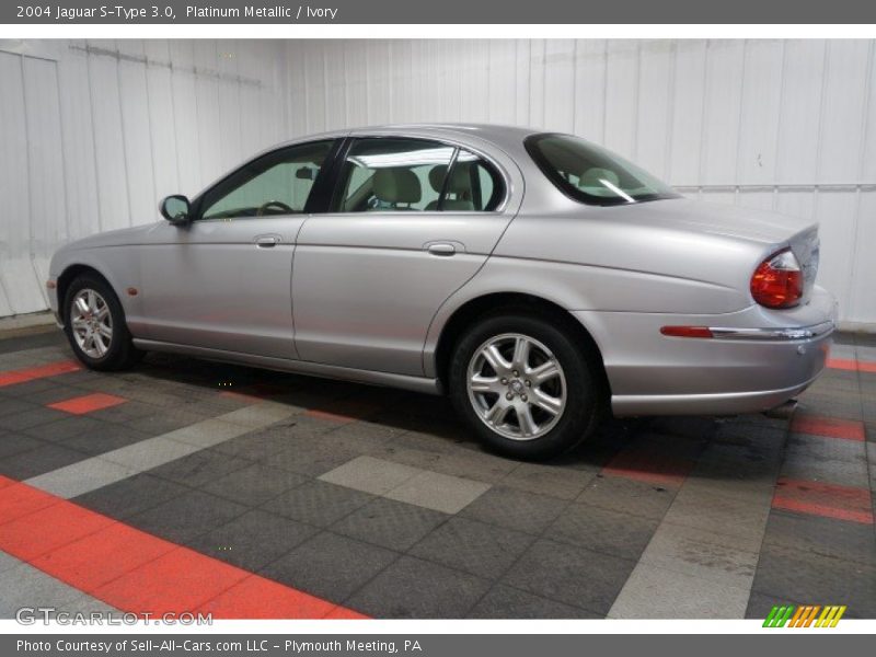 Platinum Metallic / Ivory 2004 Jaguar S-Type 3.0